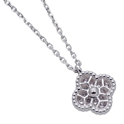 Van Cleef & Arpels ヴァンクリーフ＆アーペル スウィートアルハンブラ ネックレス 750WG ダイヤモンド レディース 磨き済み【中古】