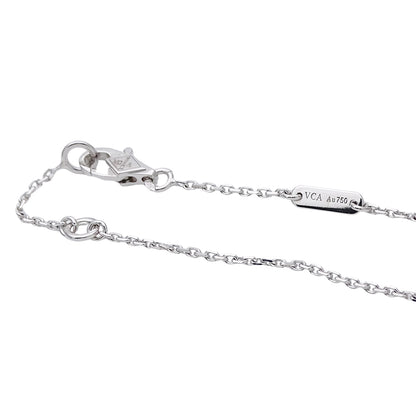 Van Cleef & Arpels ヴァンクリーフ＆アーペル スウィートアルハンブラ ネックレス 750WG ダイヤモンド レディース 磨き済み【中古】