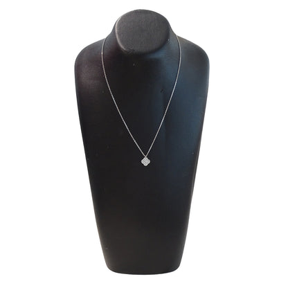 Van Cleef & Arpels ヴァンクリーフ＆アーペル スウィートアルハンブラ ネックレス 750WG ダイヤモンド レディース 磨き済み【中古】