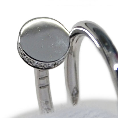Cartier カルティエ ジュストアンクル スモール リング 指輪 750WG ダイヤモンド #53 約13号 レディース メンズ 磨き済み 【中古】