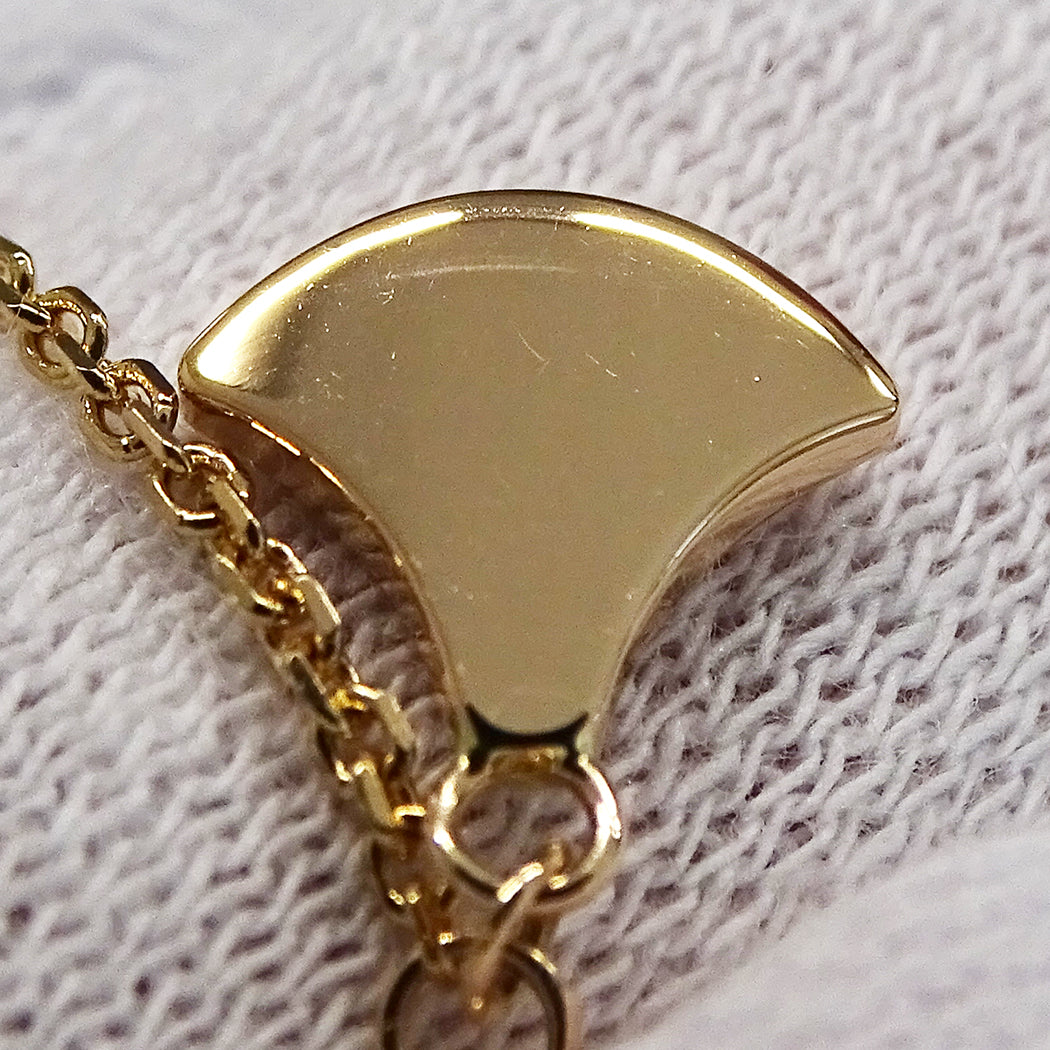 BVLGARI ブルガリ ディーヴァドリーム ネックレス 750PG ダイヤモンド マザーオブパール レディース 磨き済み【中古】