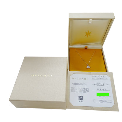 BVLGARI ブルガリ ディーヴァドリーム ネックレス 750PG ダイヤモンド マザーオブパール レディース 磨き済み【中古】