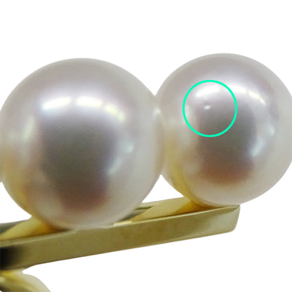 TASAKI タサキ バランス シグネチャー リング 指輪 750YG アコヤ真珠 パール 約14号 ゴールド レディース 磨き済み【中古】
