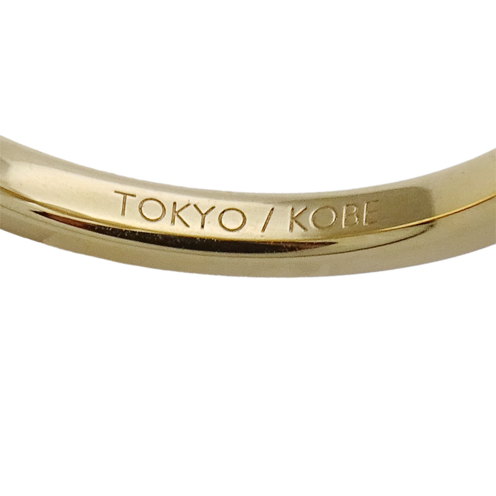 TASAKI タサキ バランス シグネチャー リング 指輪 750YG アコヤ真珠 パール 約14号 ゴールド レディース 磨き済み【中古】