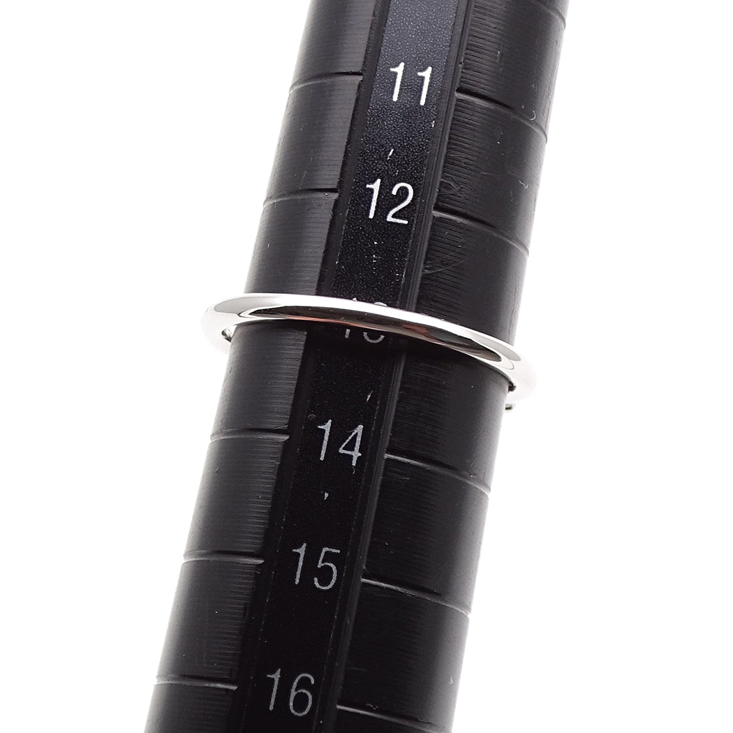 TIFFANY&Co. ティファニー Tワイヤー リング 指輪 750WG ダイヤモンド 約13号 レディース 磨き済み【中古】