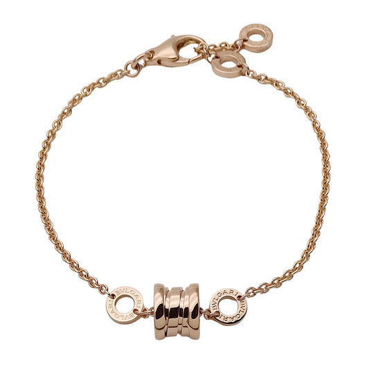 BVLGARI ブルガリ B-zero1 ビーゼロワン エレメント ブレスレット 750PG ピンクゴールド レディース 磨き済み【中古】