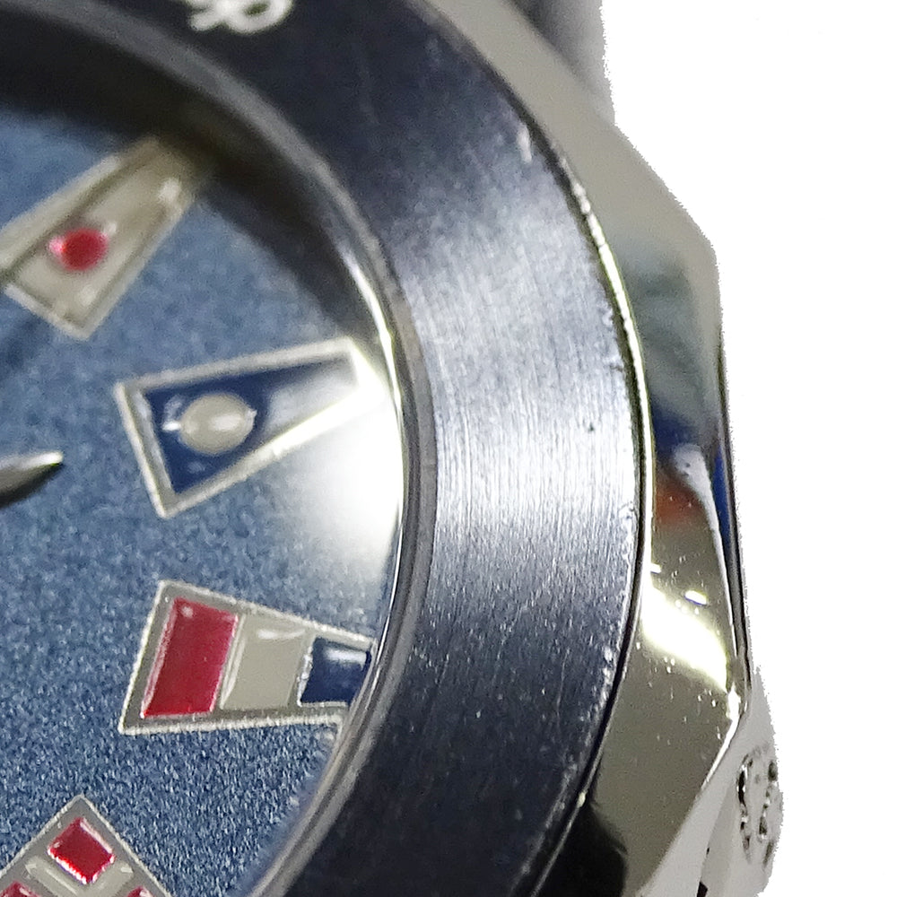 CORUM コルム アドミラルズカップ 39.610.30 V-50 レディース 腕時計 クオーツ QZ SS ガンブルー 磨き済み【中古】
