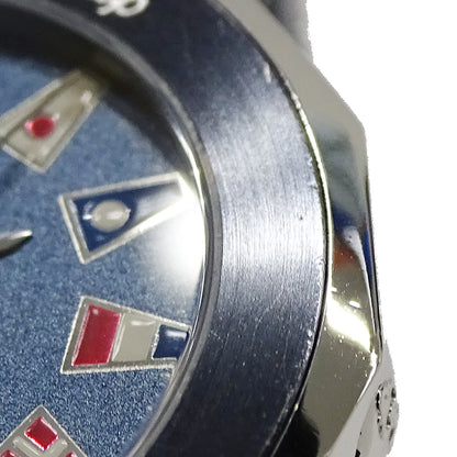 CORUM コルム アドミラルズカップ 39.610.30 V-50 レディース 腕時計 クオーツ QZ SS ガンブルー 磨き済み【中古】