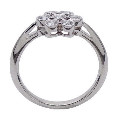 TIFFANY&Co. ティファニー ガーデンフラワー リング 指輪 PT950 約9号 プラチナ レディース 磨き済み【中古】