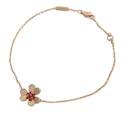 Van Cleef & Arpels ヴァンクリーフ＆アーペル フリヴォル ミニ ブレスレット 750PG ピンクゴールド レディース 磨き済み【中古】