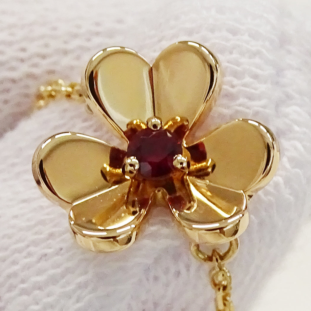 Van Cleef & Arpels ヴァンクリーフ＆アーペル フリヴォル ミニ ブレスレット 750PG ピンクゴールド レディース 磨き済み【中古】