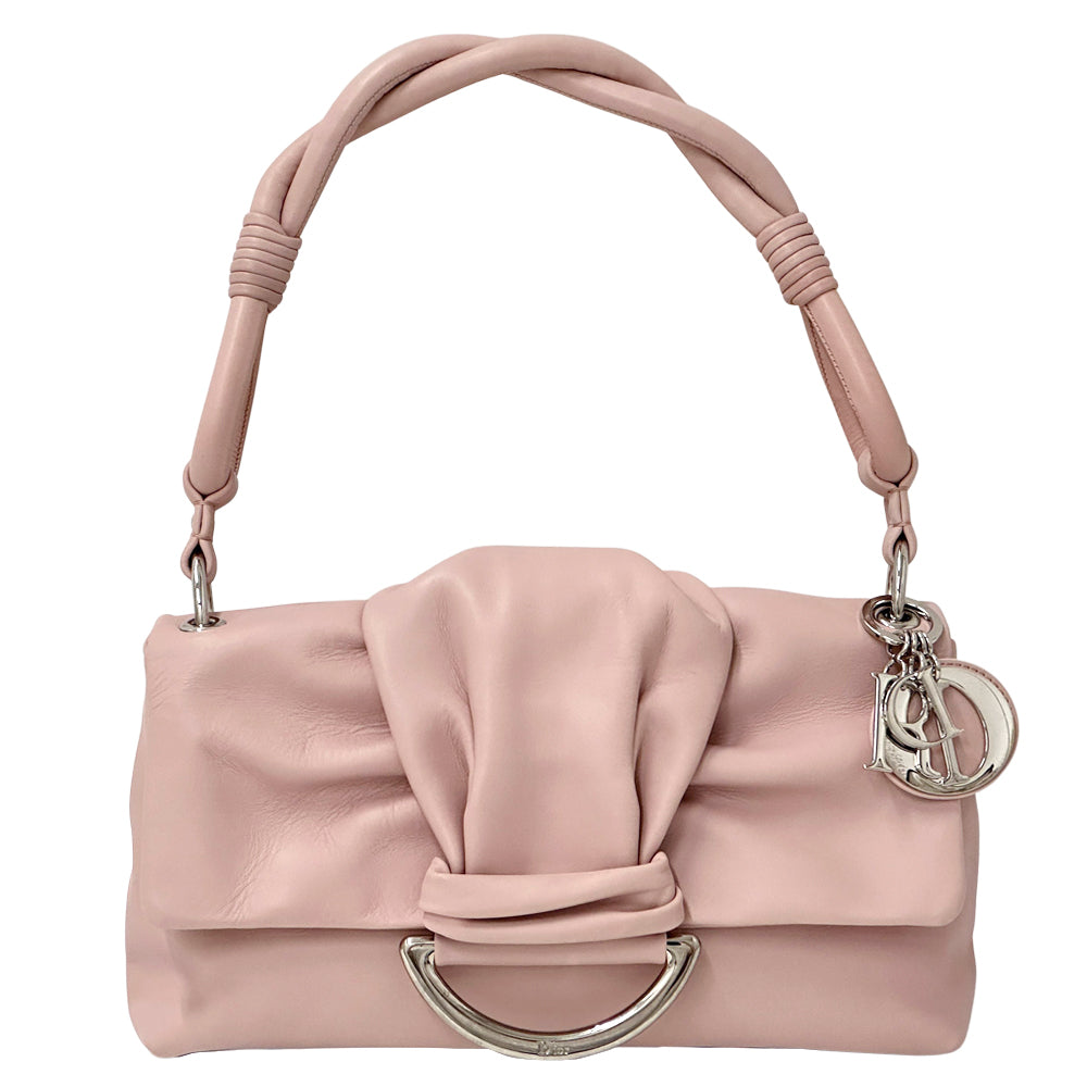 Dior ディオール ショルダーバッグ デミルーン ピンク レザー レディース 【中古】