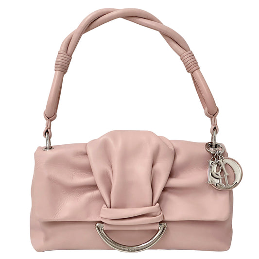 Dior ディオール ショルダーバッグ デミルーン ピンク レザー レディース 【中古】