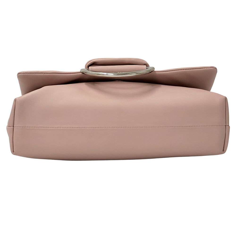 Dior ディオール ショルダーバッグ デミルーン ピンク レザー レディース 【中古】