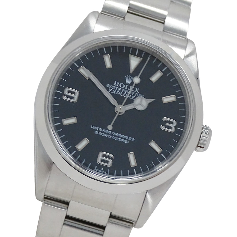 ROLEX ロレックス エクスプローラーI 14270 A番 メンズ 腕時計 自動巻き AT ステンレス 磨き済み【中古】