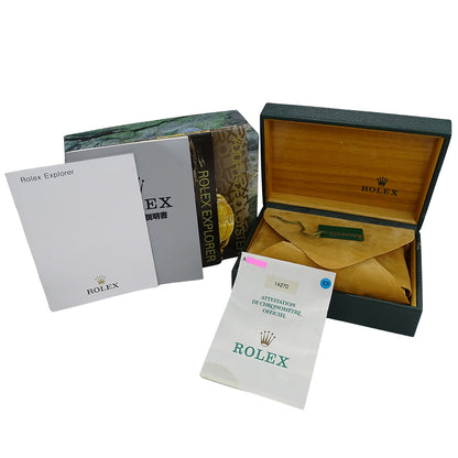ROLEX ロレックス エクスプローラーI 14270 A番 メンズ 腕時計 自動巻き AT ステンレス 磨き済み【中古】