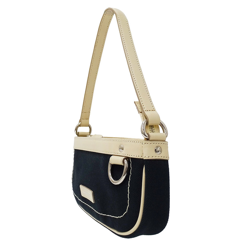 BURBERRY バーバリー ハンドバッグ ブラック ベージュ レディース 【中古】