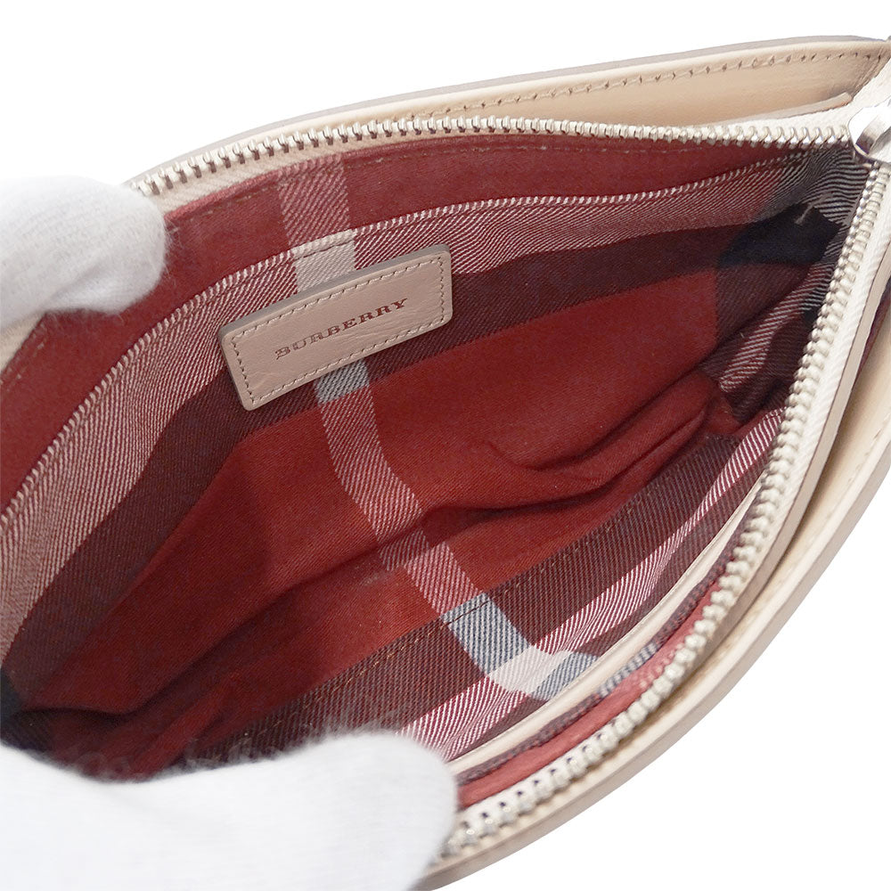 BURBERRY バーバリー ハンドバッグ ブラック ベージュ レディース 【中古】