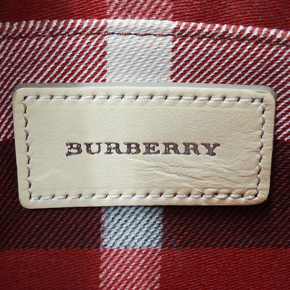 BURBERRY バーバリー ハンドバッグ ブラック ベージュ レディース 【中古】