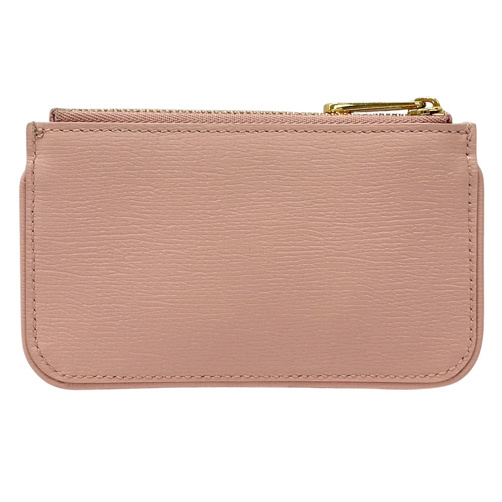 GUCCI グッチ コインケース スクリプト ピンク ゴールド 790102 レザー レディース メンズ 【中古】