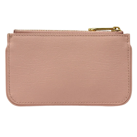 GUCCI グッチ コインケース スクリプト ピンク ゴールド 790102 レザー レディース メンズ 【中古】
