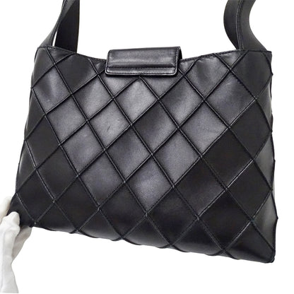 CHANEL シャネル ショルダーバッグ コスモスライン ブラック ラムスキン レディース 【中古】