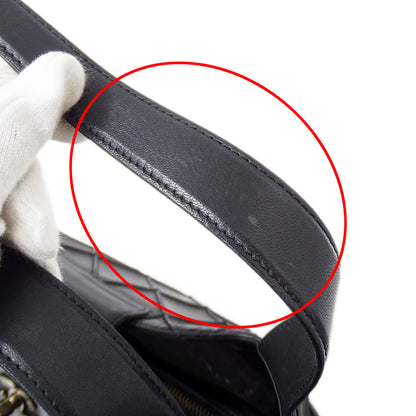 CHANEL シャネル ショルダーバッグ コスモスライン ブラック ラムスキン レディース 【中古】