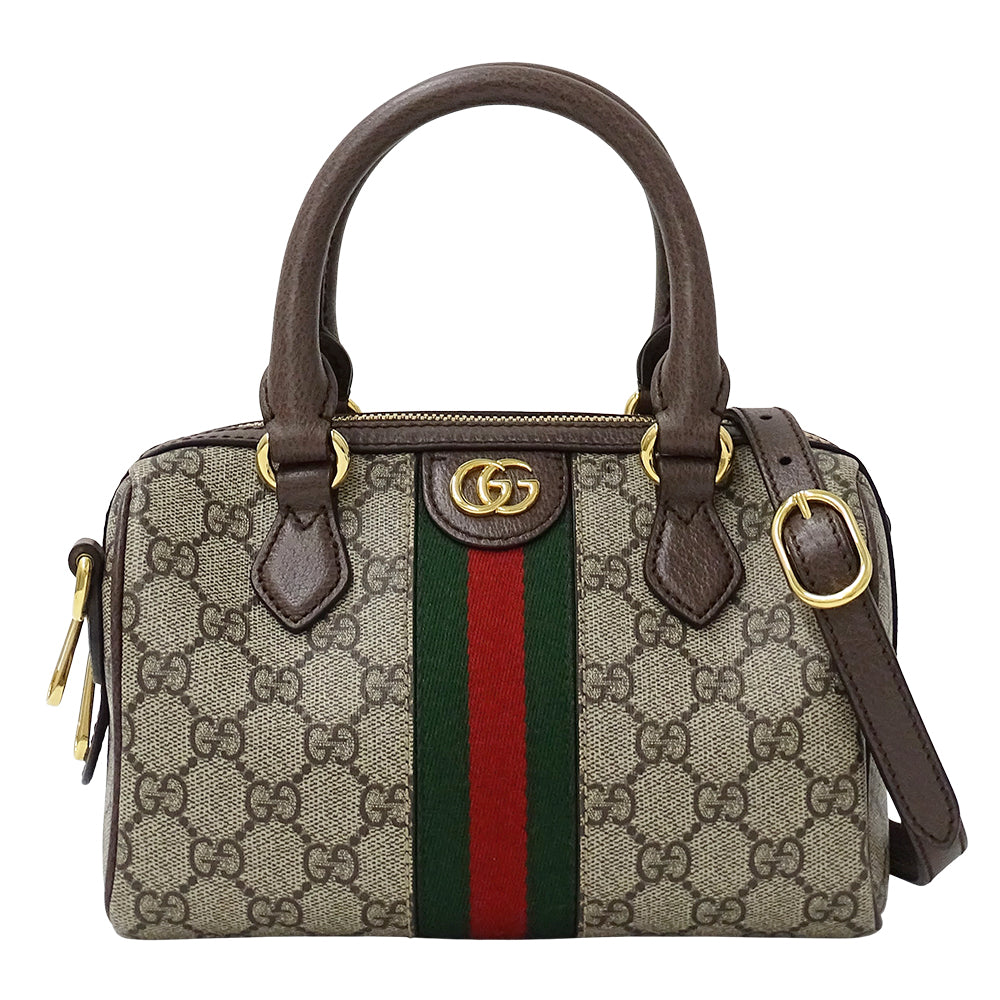 GUCCI グッチ 2wayバッグ オフィディア ベージュ ブラウン 772053 GGスプリームキャンバス レディース 【中古】