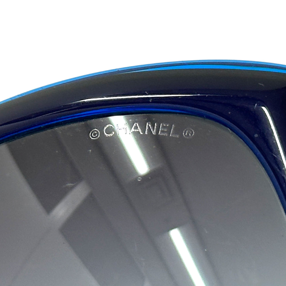 CHANEL シャネル サングラス ココマーク ブルー 5483-A プラスチック レディース 【中古】