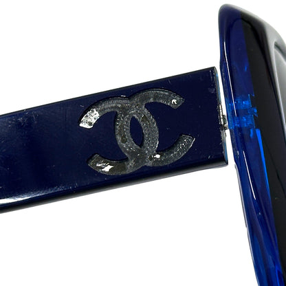 CHANEL シャネル サングラス ココマーク ブルー 5483-A プラスチック レディース 【中古】