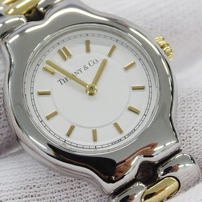 TIFFANY&Co. ティファニー ティソロ L0112 レディース 腕時計 クオーツ QZ SS GP 磨き済み【中古】