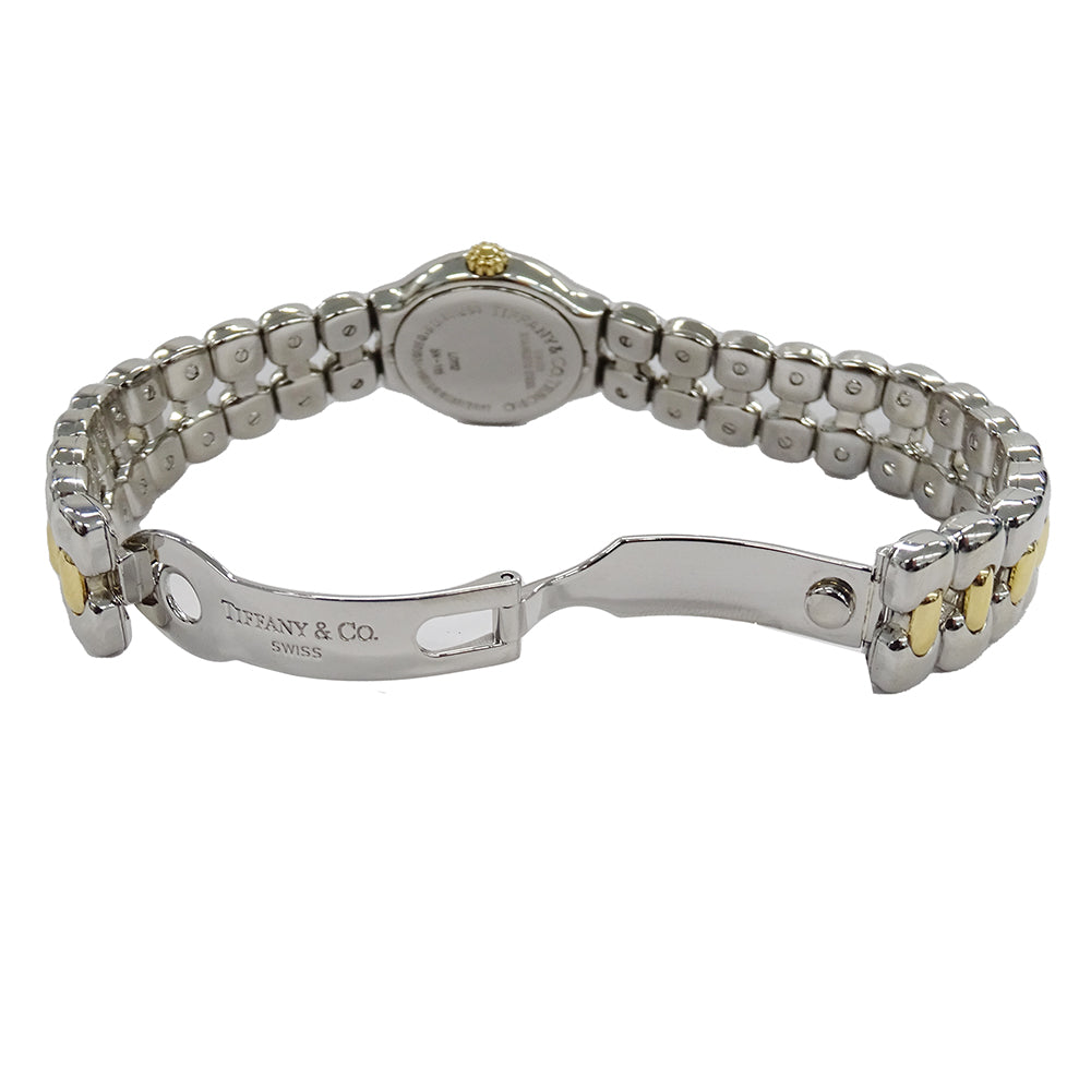 TIFFANY&Co. ティファニー ティソロ L0112 レディース 腕時計 クオーツ QZ SS GP 磨き済み【中古】