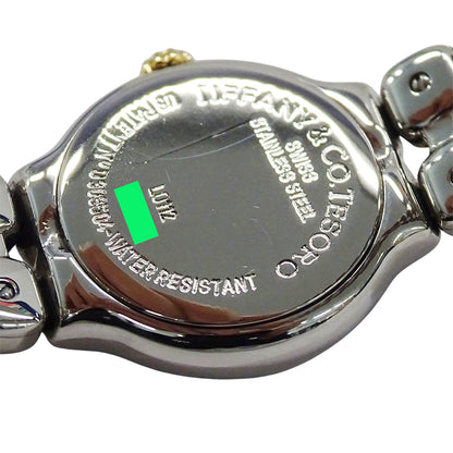 TIFFANY&Co. ティファニー ティソロ L0112 レディース 腕時計 クオーツ QZ SS GP 磨き済み【中古】
