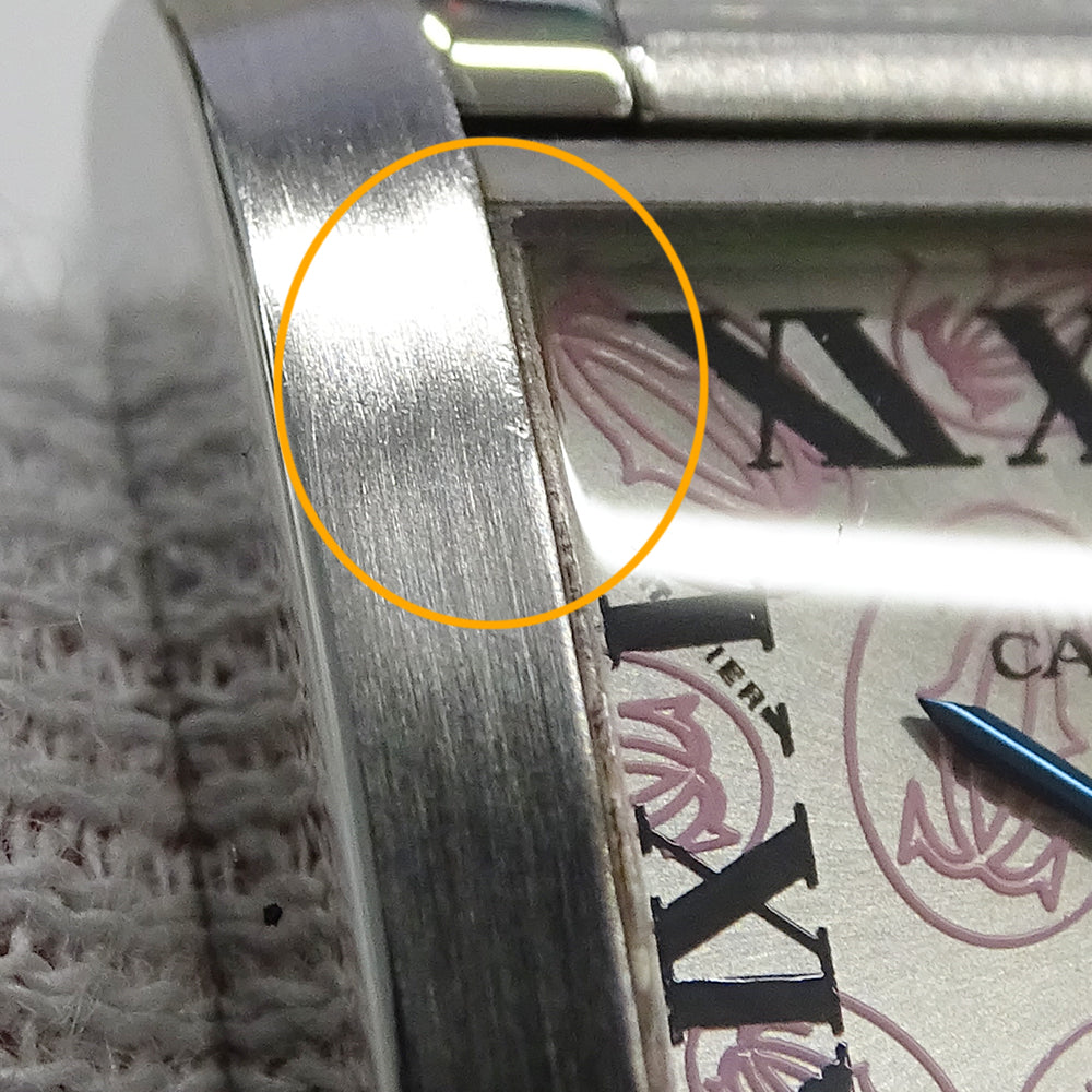 Cartier カルティエ タンクフランセーズ SM W51031Q3 レディース 腕時計 2006年クリスマス限定 クオーツ SS 磨き済み 【中古】