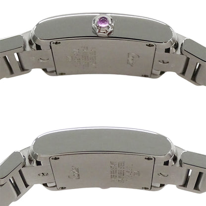 Cartier カルティエ タンクフランセーズ SM W51031Q3 レディース 腕時計 2006年クリスマス限定 クオーツ SS 磨き済み 【中古】