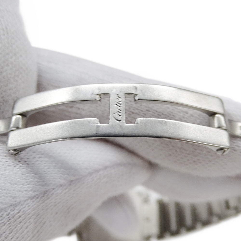 Cartier カルティエ タンクフランセーズ SM W51031Q3 レディース 腕時計 2006年クリスマス限定 クオーツ SS 磨き済み 【中古】