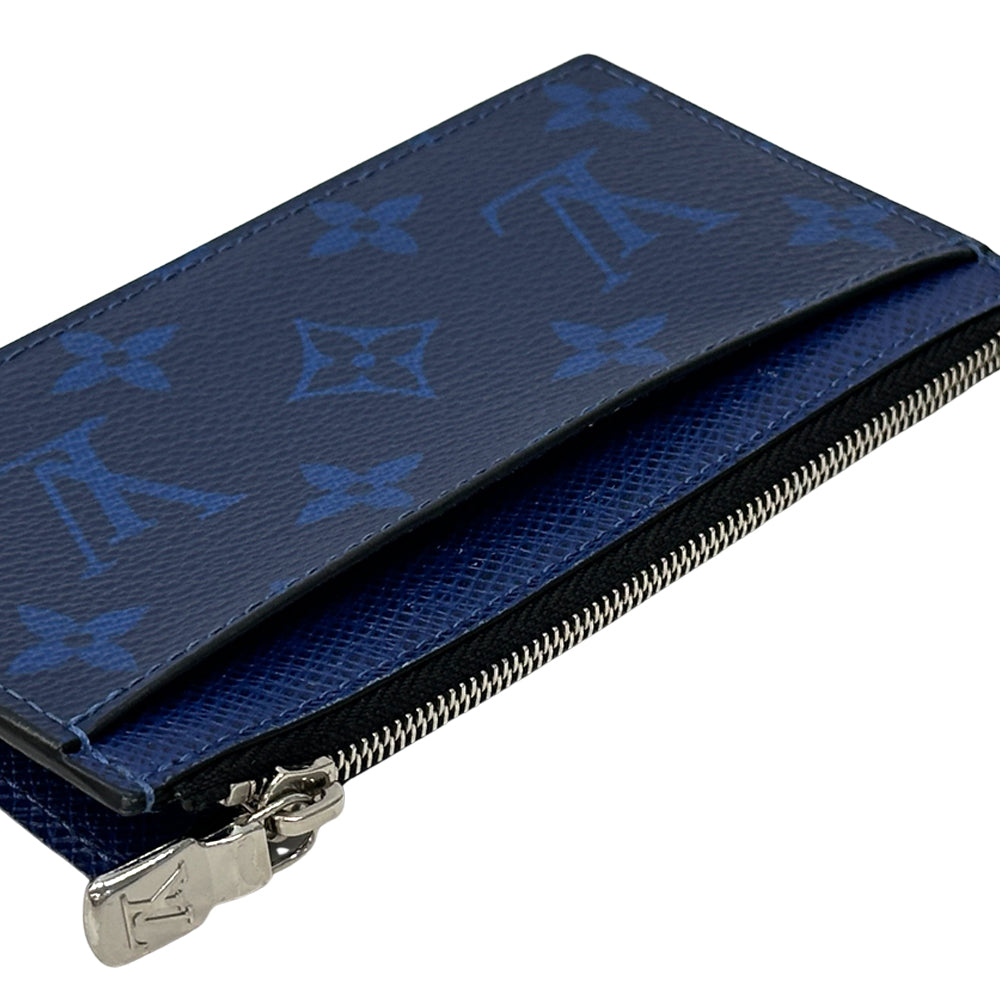 LOUIS VUITTON ルイ・ヴィトン コインカード・ホルダー コインケース タイガラマ コバルト M30270 メンズ 【中古】