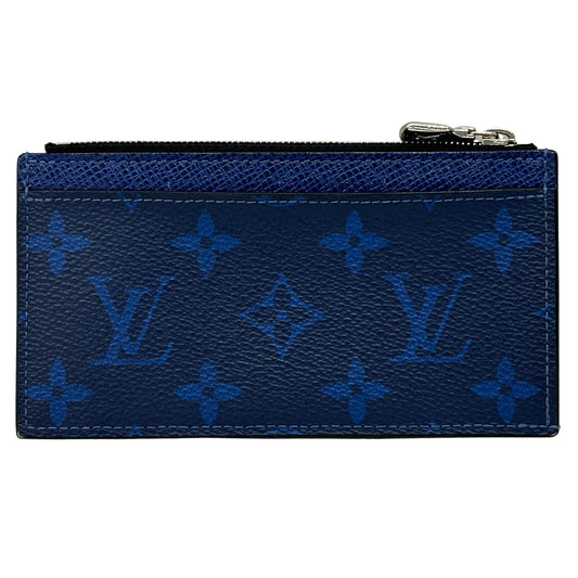 LOUIS VUITTON ルイ・ヴィトン コインカード・ホルダー コインケース タイガラマ コバルト M30270 メンズ 【中古】