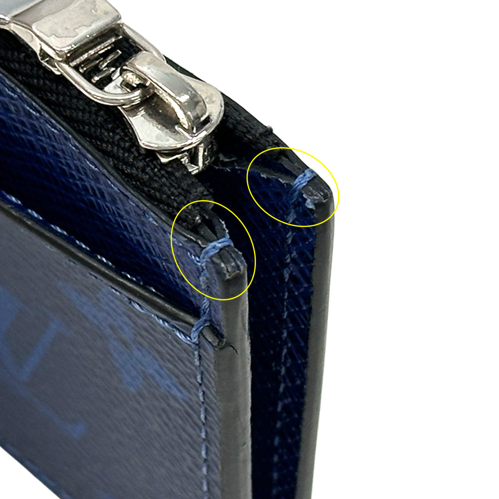 LOUIS VUITTON ルイ・ヴィトン コインカード・ホルダー コインケース タイガラマ コバルト M30270 メンズ 【中古】