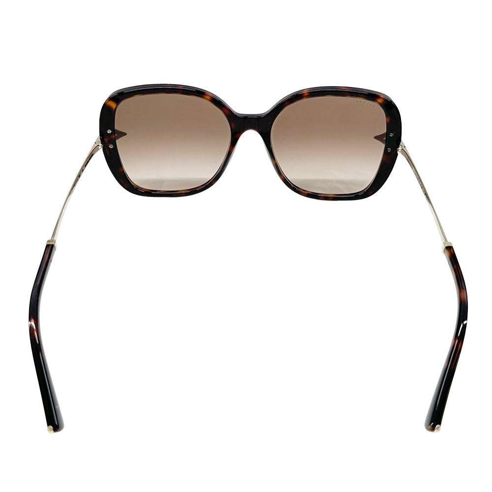 BVLGARI ブルガリ サングラス ダークハバナ 8217-B アセテート レディース 55□13 135【中古】
