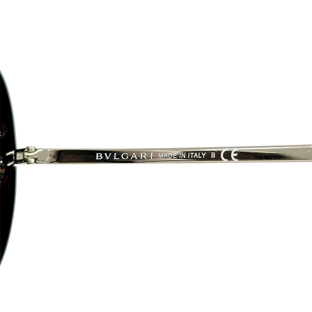 BVLGARI ブルガリ サングラス ダークハバナ 8217-B アセテート レディース 55□13 135【中古】