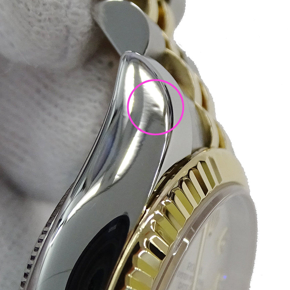 ROLEX ロレックス デイトジャスト 179173G D番 レディース 腕時計 自動巻き AT SS YG ダイヤモンド 磨き済み【中古】