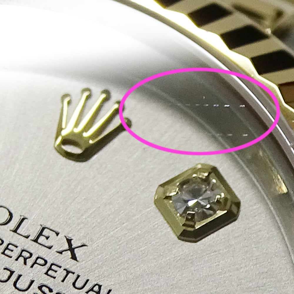ROLEX ロレックス デイトジャスト 179173G D番 レディース 腕時計 自動巻き AT SS YG ダイヤモンド 磨き済み【中古】