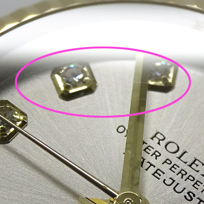 ROLEX ロレックス デイトジャスト 179173G D番 レディース 腕時計 自動巻き AT SS YG ダイヤモンド 磨き済み【中古】