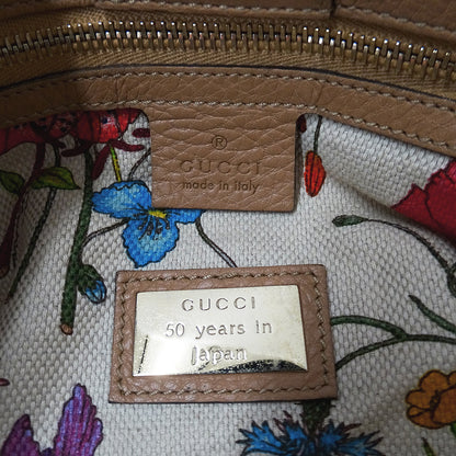 GUCCI グッチ 2wayバッグ バンブー ベージュ 323660 レザー レディース 【中古】