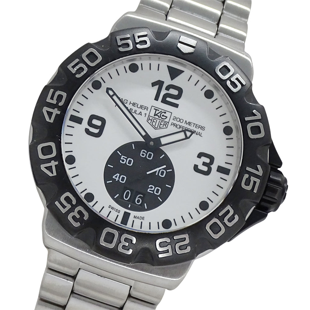TAG Heuer タグホイヤー フォーミュラ1 WAH1011 BA0854 メンズ 腕時計 ランドデイト クオーツ SS 磨き済み【中古】