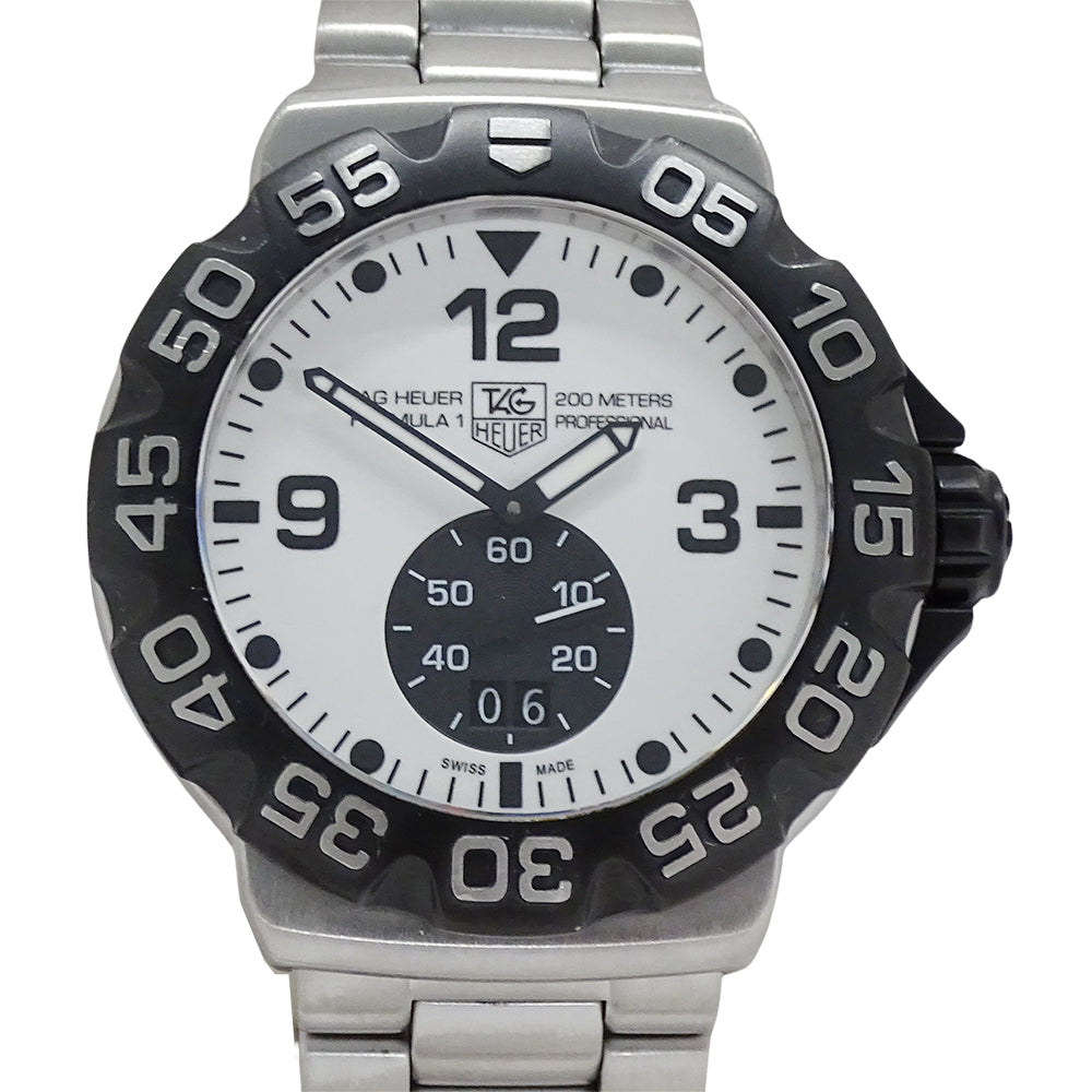 TAG Heuer タグホイヤー フォーミュラ1 WAH1011 BA0854 メンズ 腕時計 ランドデイト クオーツ SS 磨き済み【中古】