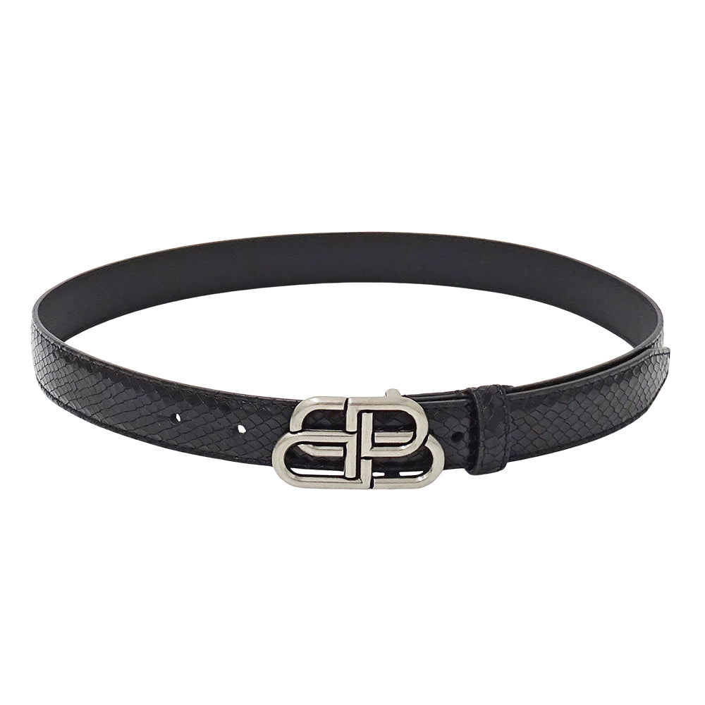 BALENCIAGA バレンシアガ ベルト ブラック 581690 レザー レディース メンズ 【中古】