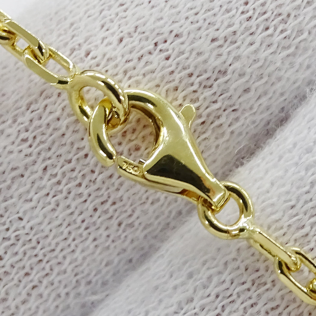 Van Cleef & Arpels ヴァンクリーフ＆アーペル ヴィンテージアルハンブラ 10モチーフ ネックレス 750YG オニキス レディース 【中古】