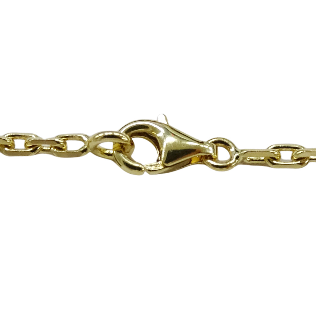 Van Cleef & Arpels ヴァンクリーフ＆アーペル ヴィンテージアルハンブラ 10モチーフ ネックレス 750YG オニキス レディース 【中古】